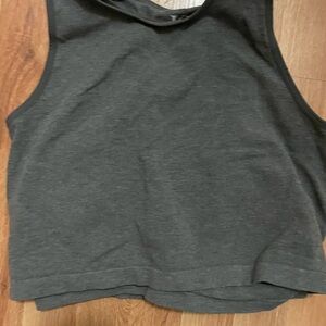 Kindred Bravely Charcoal Crop Top